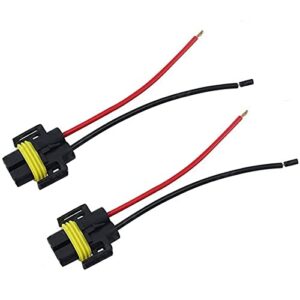 ibrightstar h11 h9 h8 880 881 female adapter wiring harness sockets wire for headlights or fog lights