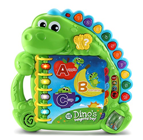 LeapFrog Dino's Delightful Day Alphabet Book, Green