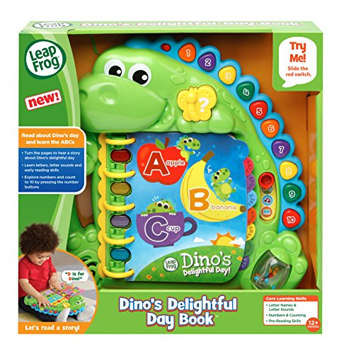 LeapFrog Dino's Delightful Day Alphabet Book, Green