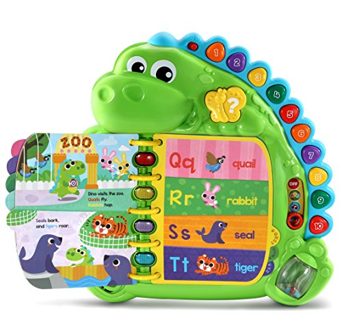 LeapFrog Dino's Delightful Day Alphabet Book, Green