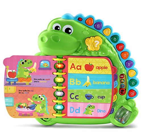 LeapFrog Dino's Delightful Day Alphabet Book, Green