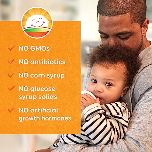 Happy Baby Organic Infant Formula with Iron Milk Based Powder Stage 1 for Babies 0-12 Months, No Corn Syrup Solids, No Carrageenan, Certified USDA Organic, Non GMO, 21 Ounce (Pack of 4)