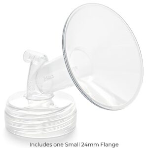 Spectra - Premium Breast Milk Pump Accessory Kit with Baby Bottles - Medium 24mm - Breast Pump Accessories