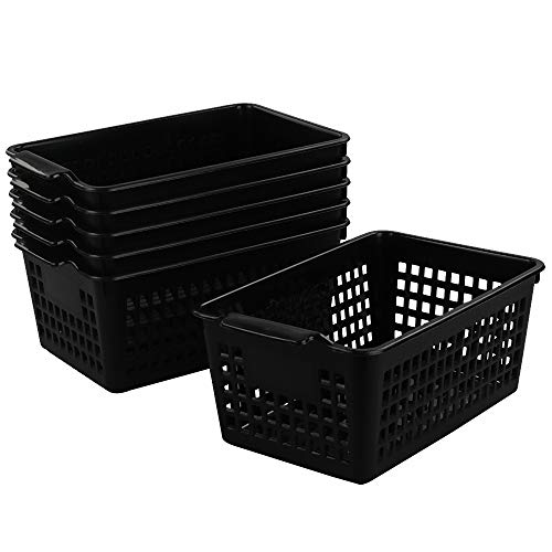 Begale Plastic Storage Basket/Bins Organizer, Set of 6