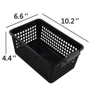 Begale Plastic Storage Basket/Bins Organizer, Set of 6