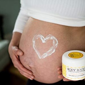 Body Boost Milk & Honey Stretch Mark Butter 8 oz.- Safe for Pregnancy and Nursing- Repair Stretch Marks and Scars- Paraben, Phenoxyethanol Free