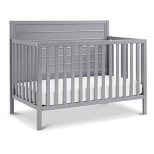 carter's by davinci morgan 4-in-1 convertible crib in grey, greenguard gold certified