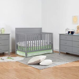 Carter's by DaVinci Morgan 4-in-1 Convertible Crib in Grey, Greenguard Gold Certified