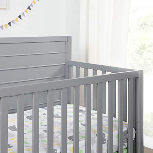 Carter's by DaVinci Morgan 4-in-1 Convertible Crib in Grey, Greenguard Gold Certified