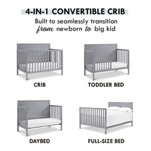 Carter's by DaVinci Morgan 4-in-1 Convertible Crib in Grey, Greenguard Gold Certified