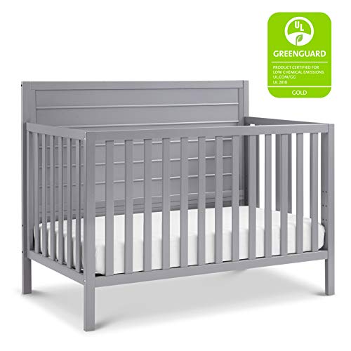 Carter's by DaVinci Morgan 4-in-1 Convertible Crib in Grey, Greenguard Gold Certified