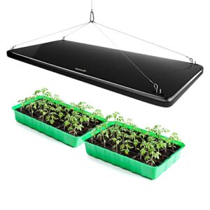 AeroGarden 45W LED Grow Light Panel - Grow Light for Plants, Includes Stand and Hanging Kit, Black