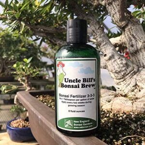 Uncle Bill's Liquid Bonsai Fertilizer - Specially Formulated Bonsai Food for Vibrant Growth, Easy to Use, Trusted by Enthusiasts, 8 Ounces