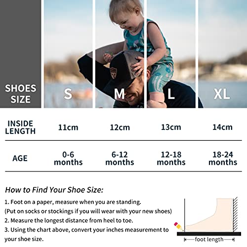 Neband Baby Girl Boy Sandals, Premium Soft Anti-Slip Sole Infant Baby Sandals 6-12Months Summer Casual Beach Shoes Bowknot Princess Dress Flats Prewalker First Walker Shoes