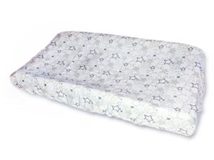 softest cotton muslin changing pad cover, sterling starshine
