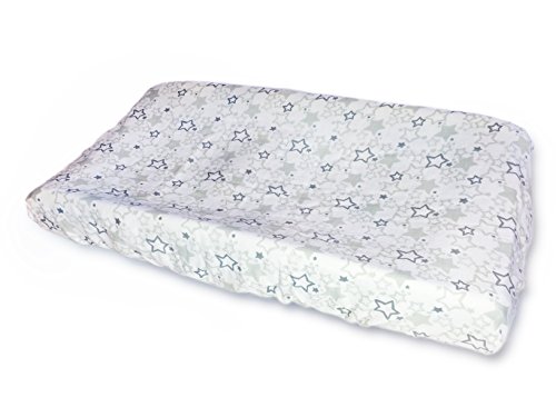 Softest Cotton Muslin Changing Pad Cover, Sterling Starshine