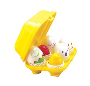 tomy toomies hide & squeak easter eggs toddler toys - matching & sorting learning toys - sensory toys for boys and girls 18 months and up