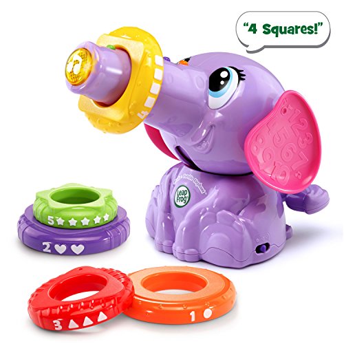 LeapFrog Stack and Tumble Elephant (Amazon Exclusive), Purple, 6 pieces