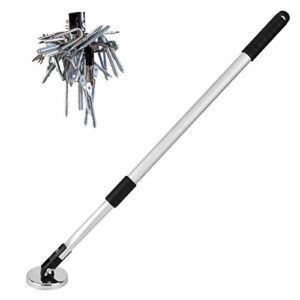 fabcell telescoping magnetic pickup tool - screws parts finder magnet sweeper/45 inch super strength extendable telescopic magnetic pick-up