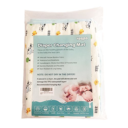 Urine pad - Diaper Changing Mat -vogpo Mattress Sheet Protector, Baby Mattress, Bed Wetting Pads, Pee Pads for Kids or Adults - Washable and Reusable- Waterproof & Breathable (B: 27.5x39.3In 1pcs)