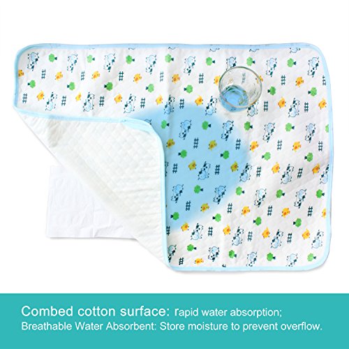 Urine pad - Diaper Changing Mat -vogpo Mattress Sheet Protector, Baby Mattress, Bed Wetting Pads, Pee Pads for Kids or Adults - Washable and Reusable- Waterproof & Breathable (B: 27.5x39.3In 1pcs)