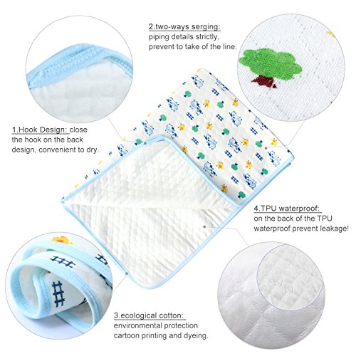 Urine pad - Diaper Changing Mat -vogpo Mattress Sheet Protector, Baby Mattress, Bed Wetting Pads, Pee Pads for Kids or Adults - Washable and Reusable- Waterproof & Breathable (B: 27.5x39.3In 1pcs)