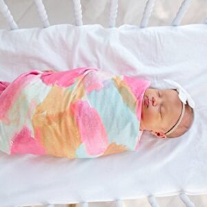 Copper Pearl Large Premium Knit Baby Swaddle Receiving Blanket Monet