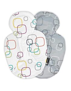 4moms rockaroo and mamaroo infant insert, machine washable, soft, plush fabric, reversible design