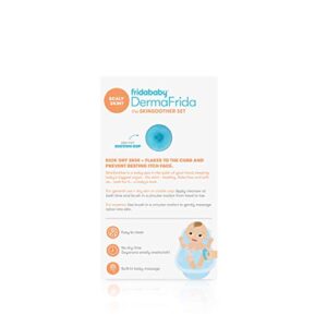 Frida Baby DermaFrida The SkinSoother Baby Bath Silicone Brush| Baby Essential for Dry Skin, Cradle Cap and Eczema (2 Pack)