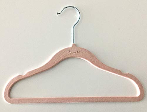 3 Sprouts Baby Hangers – Velvet Closet Clothes Organizers for Nursery, 10 Pack