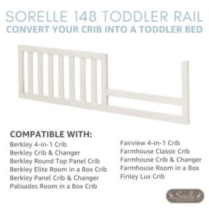 Sorelle Furniture Toddler Rail, White