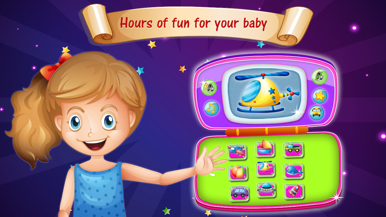 Baby phone toy - kids learning game