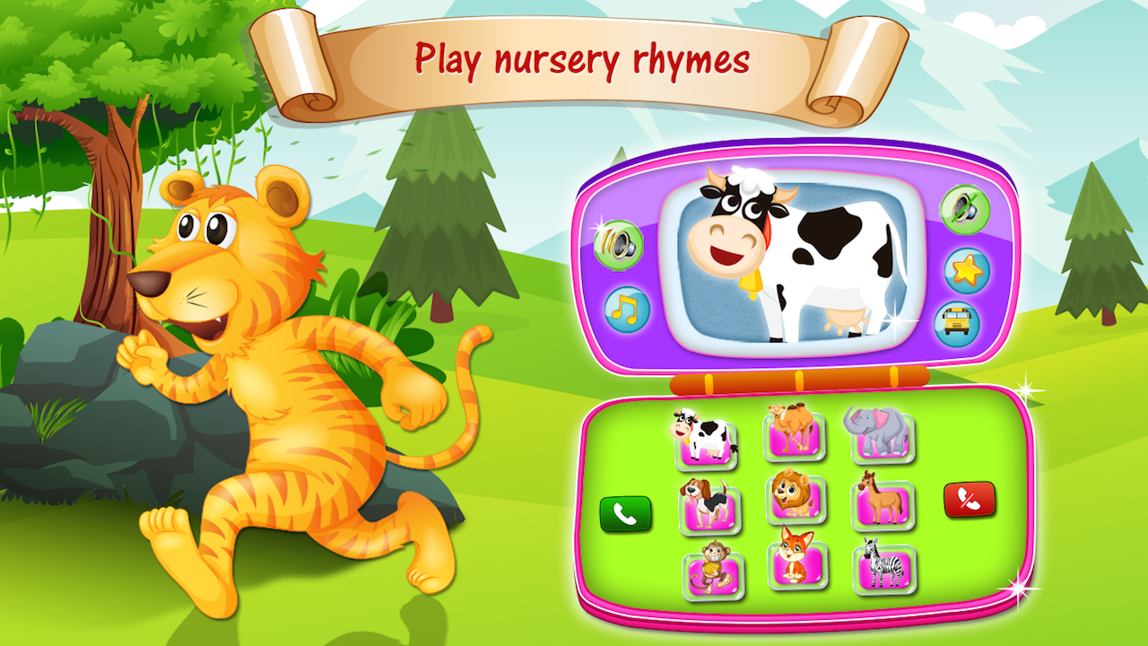 Baby phone toy - kids learning game