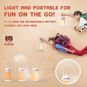 Kids Lantern Book Night Light Lamp for Camping Gear, Kids Reading Light, Toddler Camping NightLight, LED Study Desk Lamp for Students, USB Rechargeable 6-12 Hour Battery for Emergencies Power Outages