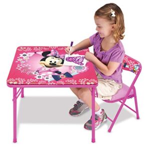 Jakks Pacific Minnie Mouse Table Blossoms & Bows Jr. Activity Set with 1 Chair