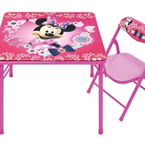 Jakks Pacific Minnie Mouse Table Blossoms & Bows Jr. Activity Set with 1 Chair