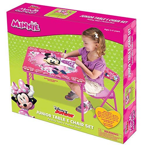 Jakks Pacific Minnie Mouse Table Blossoms & Bows Jr. Activity Set with 1 Chair