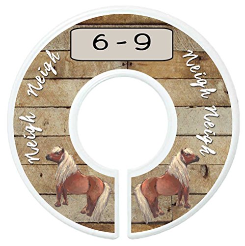 Mumsy Goose Baby Nursery Closet Dividers, Closet Organizers Baby Boy Barnyard