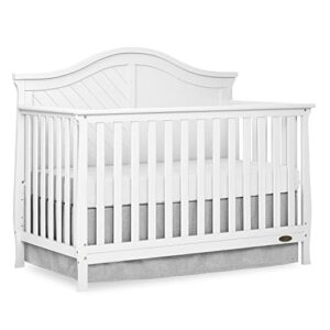 dream on me kaylin 5-in-1 convertible crib in white, greenguard gold certified 56x31x47 inch (pack of 1)
