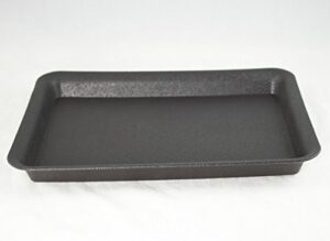 rectangular plastic humidity/drip tray for bonsai tree and house indoor plants - 11.75"x 8.5"x 1"