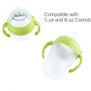 Compatible Bottle Handle for Comotomo, (Pack of 3, Green)