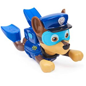 swimways paw patrol paddlin' pups pool toys & outdoor games, bath toys & pool party supplies for kids aged 4 & up, no batteries required, chase