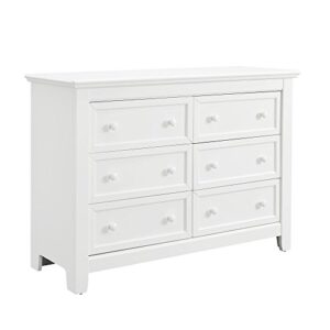 baby relax tia 6-drawer dresser, white