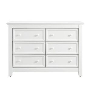 Baby Relax Tia 6-Drawer Dresser, White