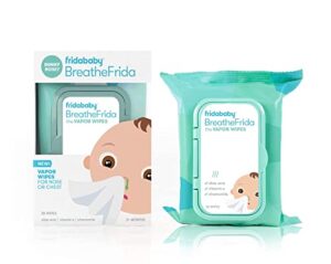 breathefrida vapor wipes for nose or chest by frida baby 30 count (pack of 1)