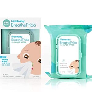 Breathefrida Vapor Wipes for Nose or Chest by Frida Baby 30 Count (Pack of 1)