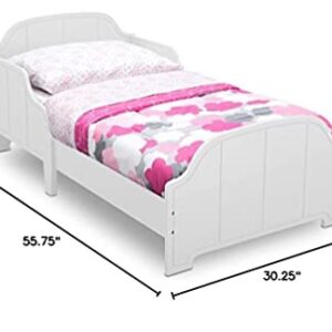 Delta Children MySize Toddler Bed with Bell-Shaped Headboard