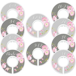 mumsy goose nursery closet dividers baby girl clothes dividers closet organizers