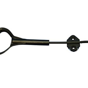 Recliner-Handles D Ring D-Pull Style and Cable 5 Inch Exposed Wire S Tip, 5 5/8 Inch Extended Neck, 35 5/8 Inch Total Length