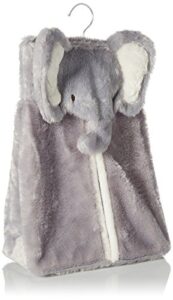 levtex baby grey elephant diaper stacker